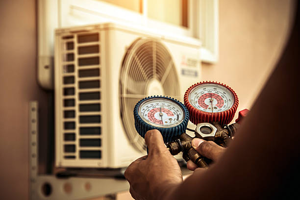 Professional Hvac Maintenance technician working in Omega, GA